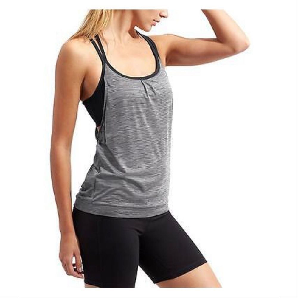 ATHLETA  Shadow Stripe Energize Tank